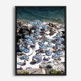 Shop La Fontelina From Above I Photo Canvas Print a coastal themed photography framed stretched canvas print from The Print Emporium wall artwork collection - Buy Australian made prints for the home and your interior decor space, TPE-729-CA-35X46-NF