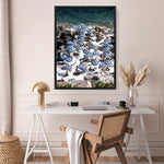 Shop La Fontelina From Above I Photo Canvas Print a coastal themed photography framed stretched canvas print from The Print Emporium wall artwork collection - Buy Australian made prints for the home and your interior decor space, TPE-729-CA-35X46-NF