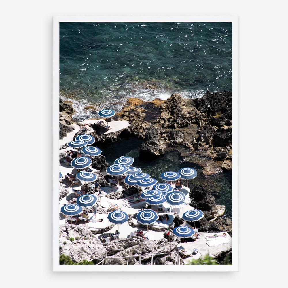 Shop La Fontelina From Above II Photo Art Print a coastal themed photography wall art print from The Print Emporium wall artwork collection - Buy Australian made fine art poster and framed prints for the home and your interior decor, TPE-730-AP