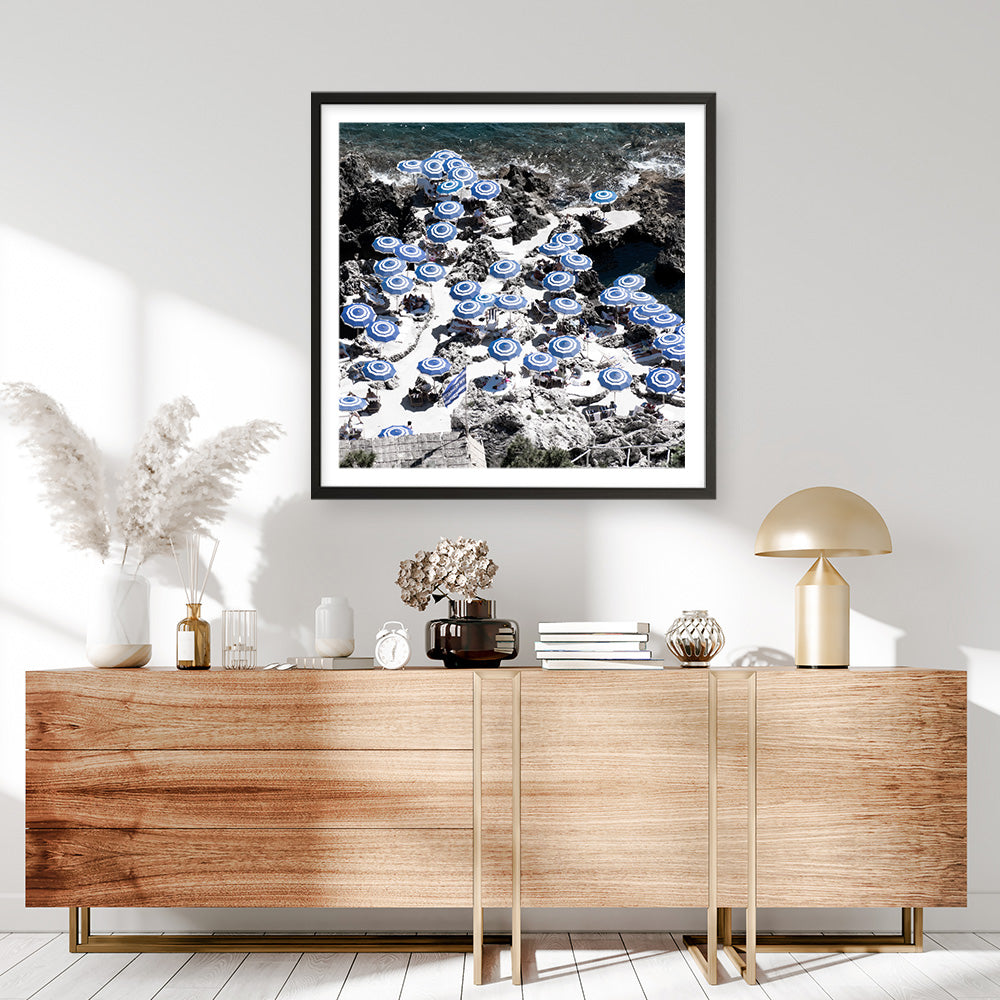 Shop La Fontelina I (Square) Photo Art Print a coastal themed photography wall art print from The Print Emporium wall artwork collection - Buy Australian made fine art poster and framed prints for the home and your interior decor, TPE-719-AP