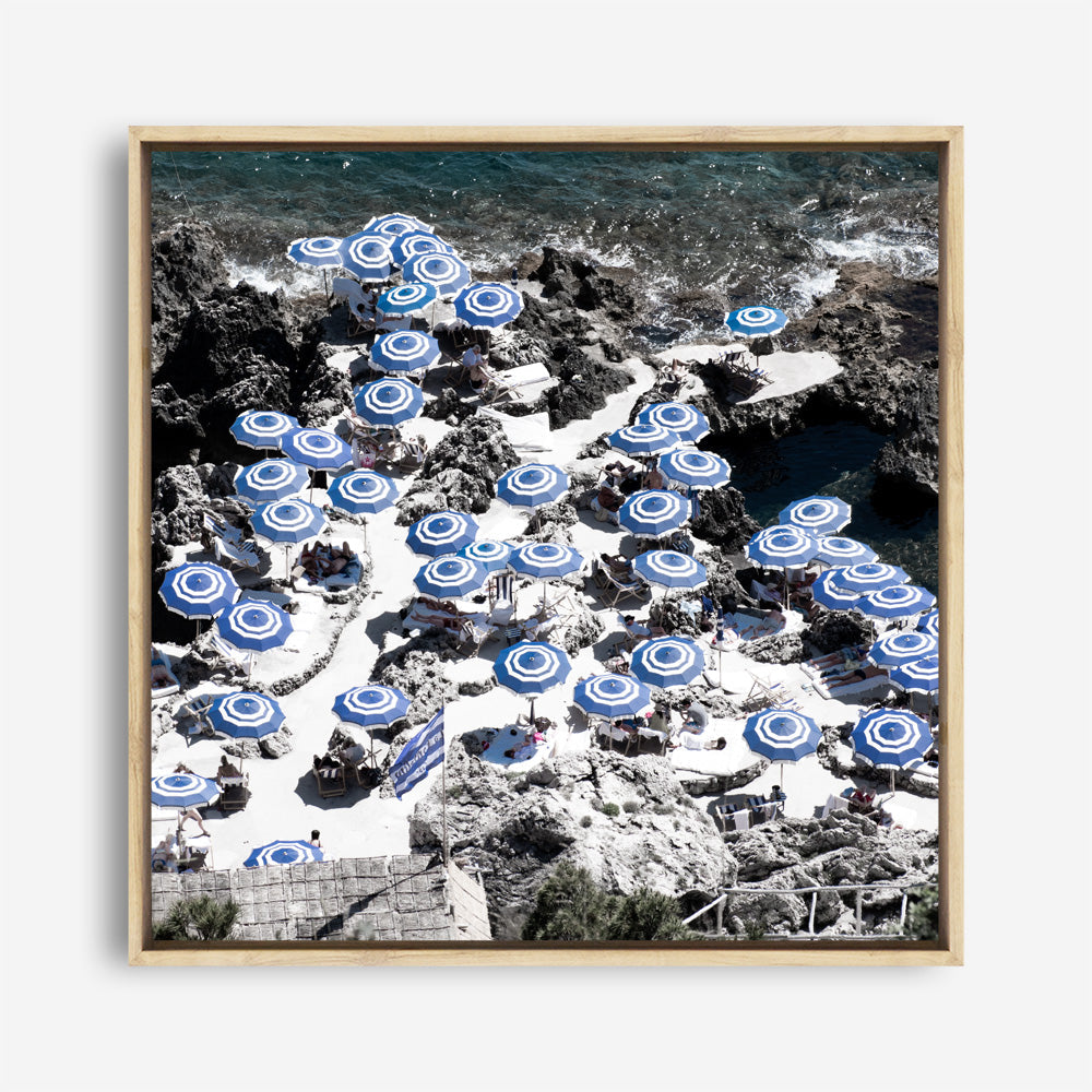 Shop La Fontelina I (Square) Photo Canvas a coastal themed photography framed stretched canvas print from The Print Emporium wall artwork collection - Buy Australian made prints for the home and your interior decor space, TPE-719-CA-40X40-NF