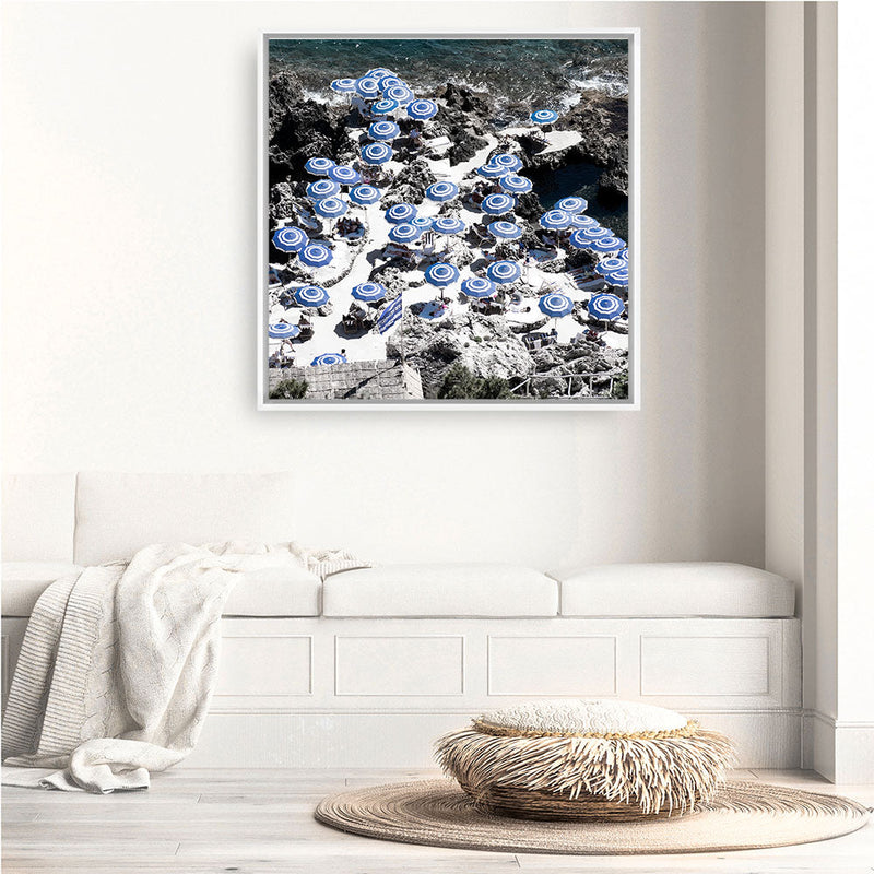 Shop La Fontelina I (Square) Photo Canvas a coastal themed photography framed stretched canvas print from The Print Emporium wall artwork collection - Buy Australian made prints for the home and your interior decor space, TPE-719-CA-40X40-NF