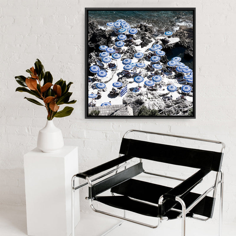 Shop La Fontelina I (Square) Photo Canvas a coastal themed photography framed stretched canvas print from The Print Emporium wall artwork collection - Buy Australian made prints for the home and your interior decor space, TPE-719-CA-40X40-NF