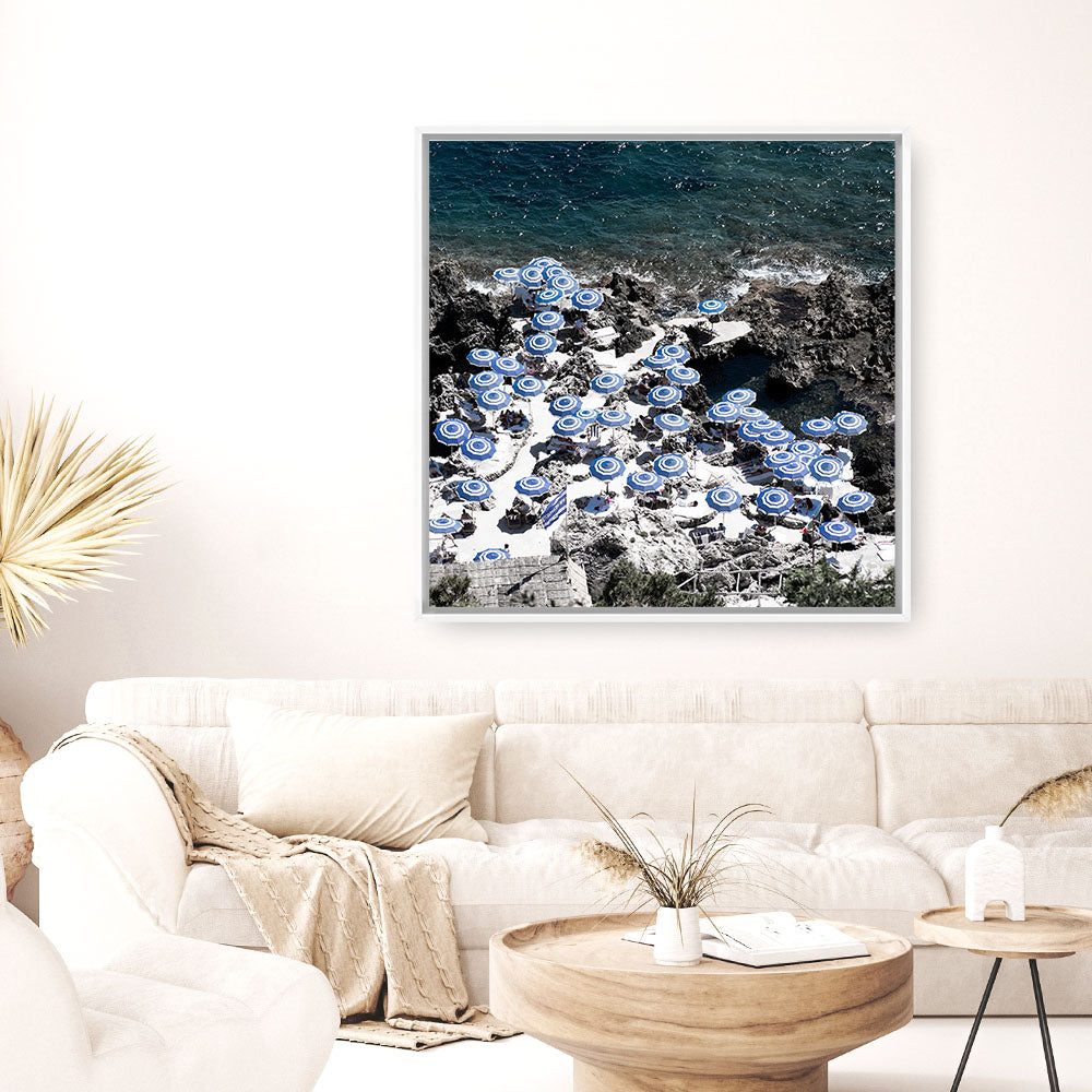 Shop La Fontelina II (Square) Photo Canvas a coastal themed photography framed stretched canvas print from The Print Emporium wall artwork collection - Buy Australian made prints for the home and your interior decor space, TPE-720-CA-40X40-NF