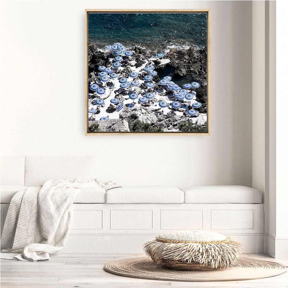 Shop La Fontelina II (Square) Photo Canvas a coastal themed photography framed stretched canvas print from The Print Emporium wall artwork collection - Buy Australian made prints for the home and your interior decor space, TPE-720-CA-40X40-NF