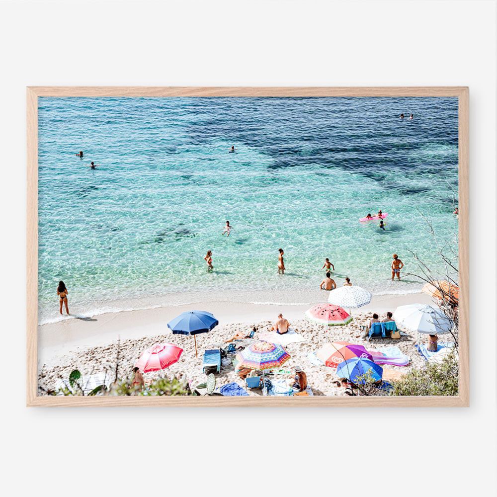 Shop La Spiaggia I Photo Art Print a coastal themed photography wall art print from The Print Emporium wall artwork collection - Buy Australian made fine art poster and framed prints for the home and your interior decor, TPE-1191-AP