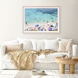 Shop La Spiaggia I Photo Art Print a coastal themed photography wall art print from The Print Emporium wall artwork collection - Buy Australian made fine art poster and framed prints for the home and your interior decor, TPE-1191-AP