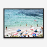 Shop La Spiaggia I Photo Canvas Print a coastal themed photography framed stretched canvas print from The Print Emporium wall artwork collection - Buy Australian made prints for the home and your interior decor space, TPE-1191-CA-35X46-NF