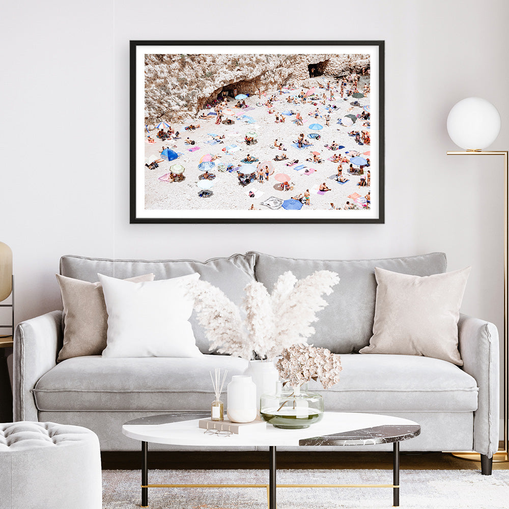 Shop La Spiaggia II Photo Art Print a coastal themed photography wall art print from The Print Emporium wall artwork collection - Buy Australian made fine art poster and framed prints for the home and your interior decor, TPE-1192-AP