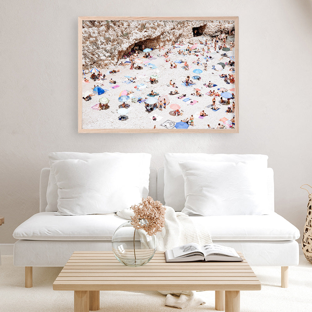 Shop La Spiaggia II Photo Art Print a coastal themed photography wall art print from The Print Emporium wall artwork collection - Buy Australian made fine art poster and framed prints for the home and your interior decor, TPE-1192-AP