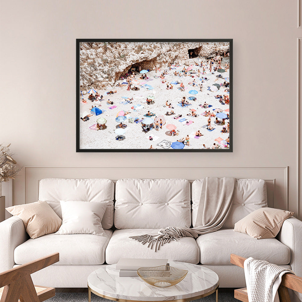 Shop La Spiaggia II Photo Art Print a coastal themed photography wall art print from The Print Emporium wall artwork collection - Buy Australian made fine art poster and framed prints for the home and your interior decor, TPE-1192-AP