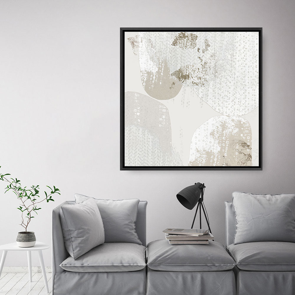 Shop Lacing I (Square) Canvas Print a painted abstract themed framed canvas wall art print from The Print Emporium artwork collection - Buy Australian made fine art painting style stretched canvas prints for the home and your interior decor space, TPE-PC-RF430-CA-40X40-NF