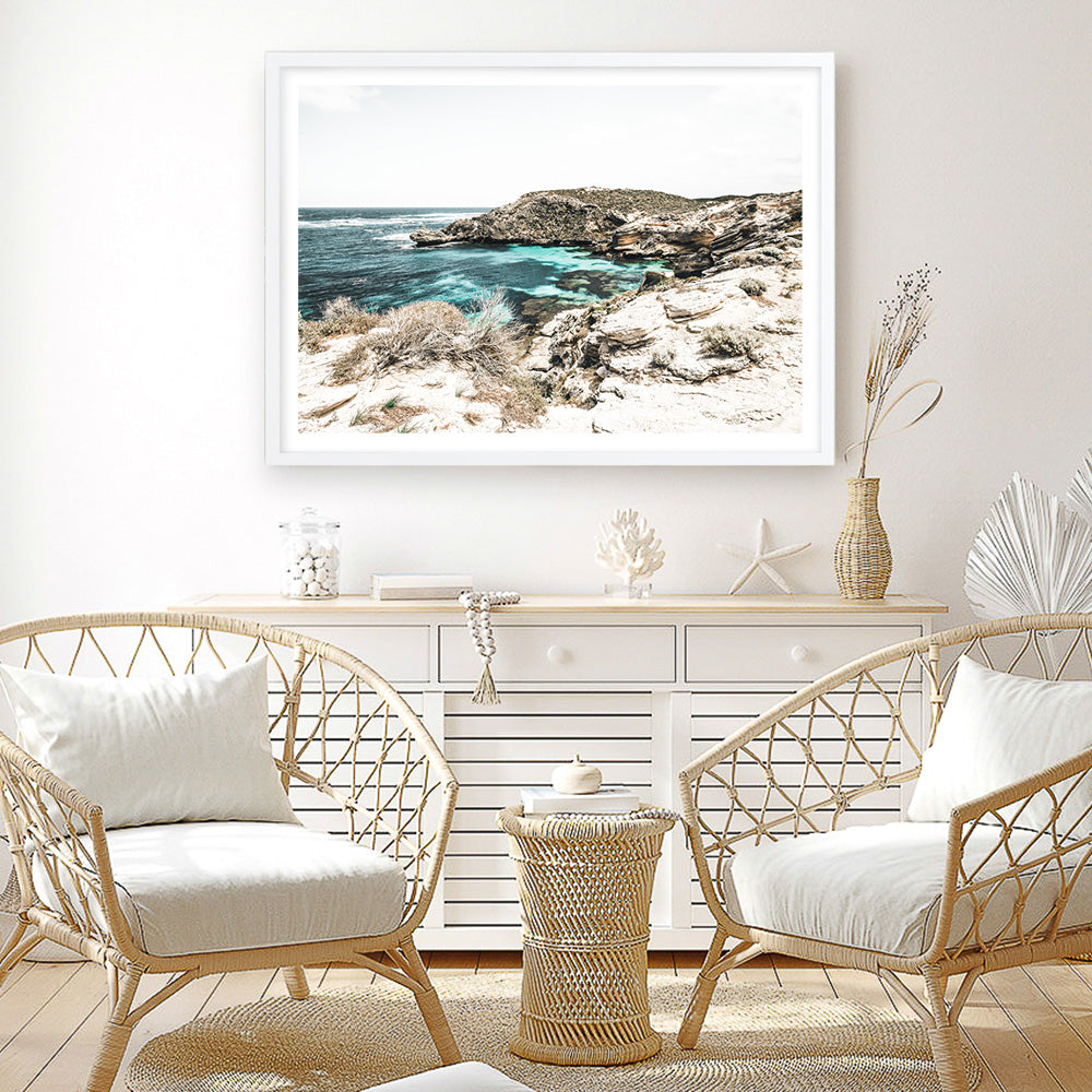 Shop Lagoon Bay Photo Art Print a coastal themed photography wall art print from The Print Emporium wall artwork collection - Buy Australian made fine art poster and framed prints for the home and your interior decor, TPE-1058-AP