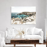 Shop Lagoon Bay Photo Canvas Print a coastal themed photography framed stretched canvas print from The Print Emporium wall artwork collection - Buy Australian made prints for the home and your interior decor space, TPE-1058-CA-35X46-NF