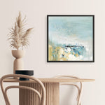 Shop Lagoon Blue (Square) Art Print a painted abstract themed wall art print from The Print Emporium wall artwork collection - Buy Australian made fine art painting style poster and framed prints for the home and your interior decor room, TPE-PC-BC051-AP
