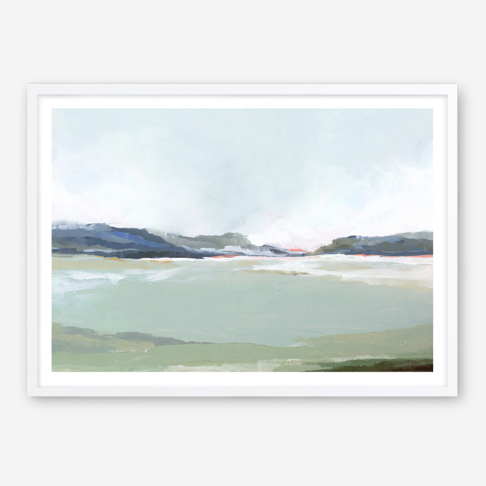 Shop Lakeside View I Art Print a painted abstract themed wall art print from The Print Emporium wall artwork collection - Buy Australian made fine art painting style poster and framed prints for the home and your interior decor room, TPE-PC-EZ972-AP