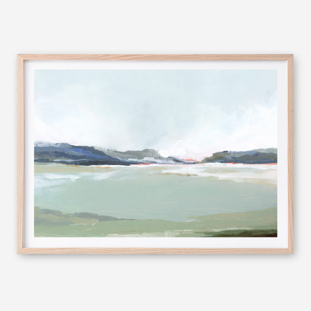 Shop Lakeside View I Art Print a painted abstract themed wall art print from The Print Emporium wall artwork collection - Buy Australian made fine art painting style poster and framed prints for the home and your interior decor room, TPE-PC-EZ972-AP