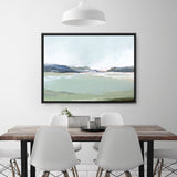 Shop Lakeside View I Canvas Print a painted abstract themed framed canvas wall art print from The Print Emporium artwork collection - Buy Australian made fine art painting style stretched canvas prints for the home and your interior decor space, TPE-PC-EZ972-CA-35X46-NF