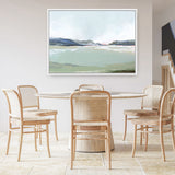 Shop Lakeside View I Canvas Print a painted abstract themed framed canvas wall art print from The Print Emporium artwork collection - Buy Australian made fine art painting style stretched canvas prints for the home and your interior decor space, TPE-PC-EZ972-CA-35X46-NF