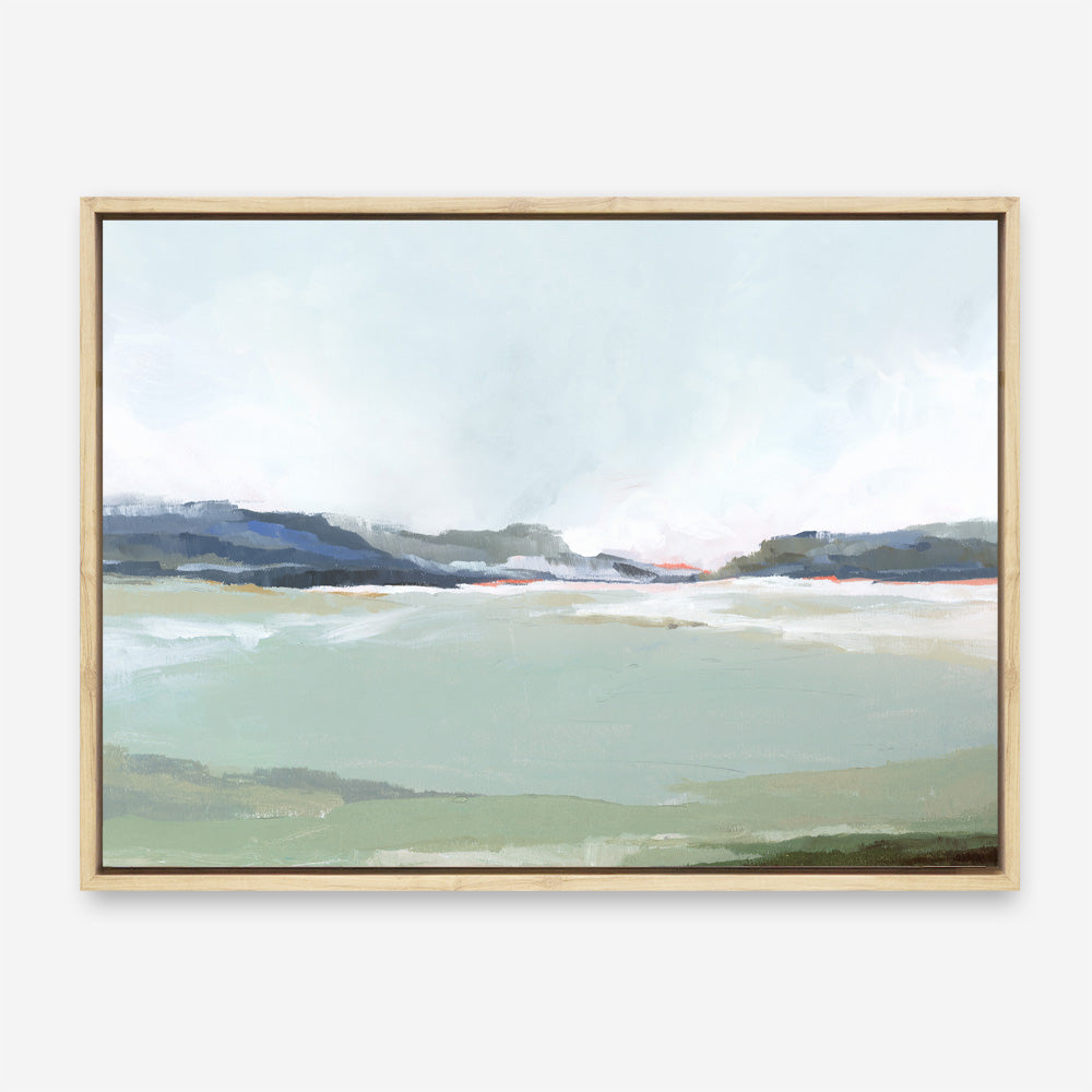 Shop Lakeside View I Canvas Print a painted abstract themed framed canvas wall art print from The Print Emporium artwork collection - Buy Australian made fine art painting style stretched canvas prints for the home and your interior decor space, TPE-PC-EZ972-CA-35X46-NF
