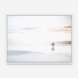 Shop Last Surf Photo Canvas Print a coastal themed photography framed stretched canvas print from The Print Emporium wall artwork collection - Buy Australian made prints for the home and your interior decor space, TPE-1185-CA-35X46-NF