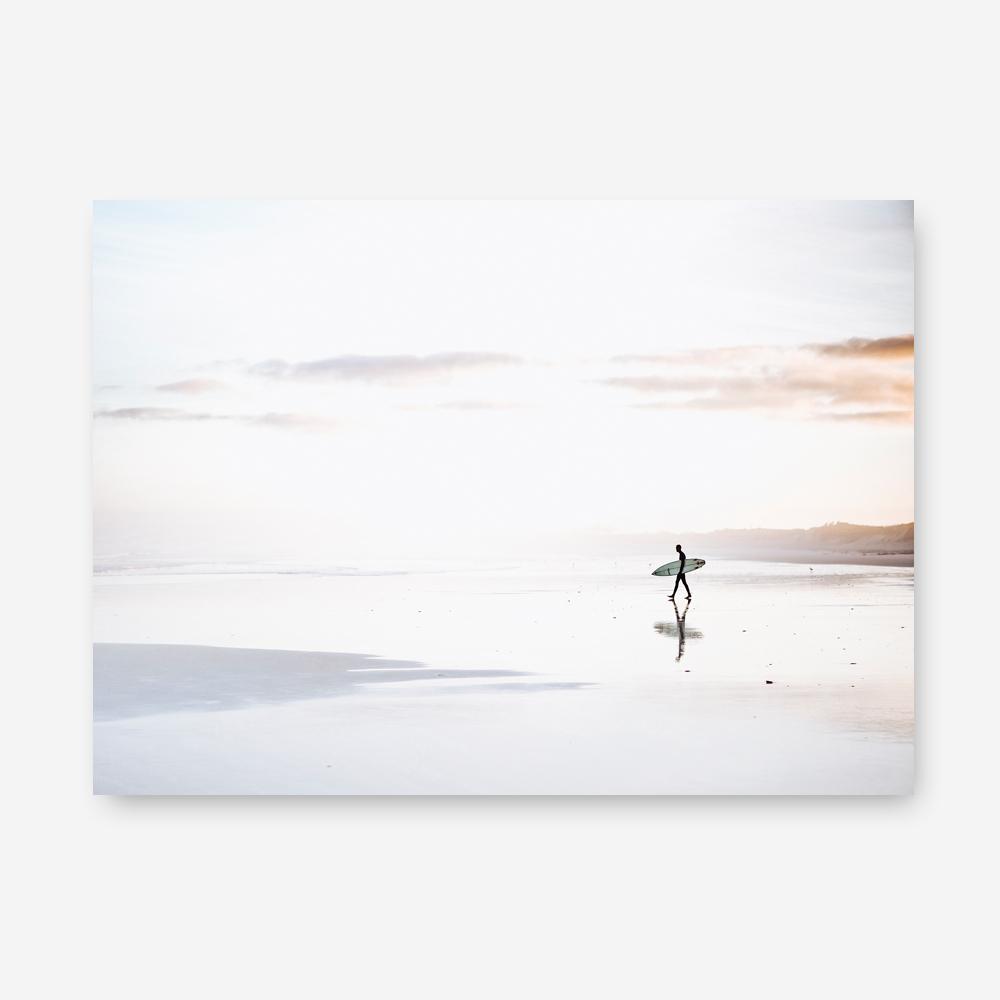 Shop Last Surf Photo Canvas Print a coastal themed photography framed stretched canvas print from The Print Emporium wall artwork collection - Buy Australian made prints for the home and your interior decor space, TPE-1185-CA-35X46-NF