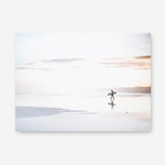 Shop Last Surf Photo Canvas Print a coastal themed photography framed stretched canvas print from The Print Emporium wall artwork collection - Buy Australian made prints for the home and your interior decor space, TPE-1185-CA-35X46-NF