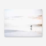 Shop Last Surf Photo Canvas Print a coastal themed photography framed stretched canvas print from The Print Emporium wall artwork collection - Buy Australian made prints for the home and your interior decor space, TPE-1185-CA-35X46-NF