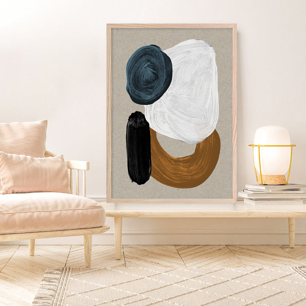 Shop Late In The Afternoon Art Print a painted abstract themed wall art print from The Print Emporium wall artwork collection - Buy Australian made fine art painting style poster and framed prints for the home and your interior decor room, TPE-DH-062-AP