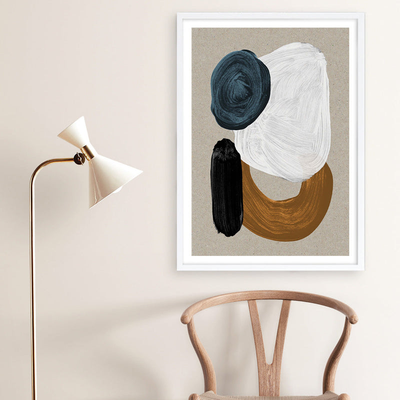 Shop Late In The Afternoon Art Print a painted abstract themed wall art print from The Print Emporium wall artwork collection - Buy Australian made fine art painting style poster and framed prints for the home and your interior decor room, TPE-DH-062-AP