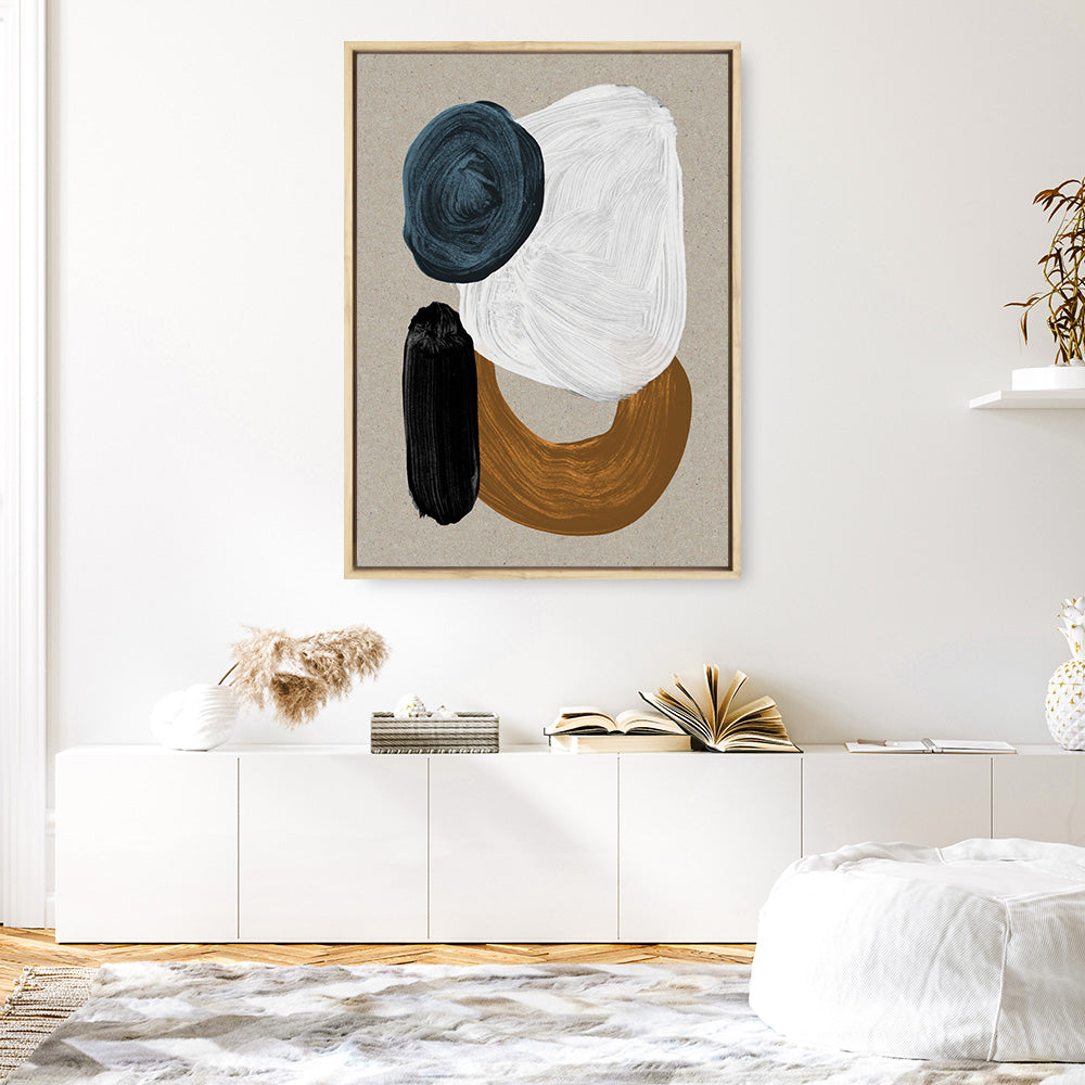 Shop Late In The Afternoon Canvas Print a painted abstract themed framed canvas wall art print from The Print Emporium artwork collection - Buy Australian made fine art painting style stretched canvas prints for the home and your interior decor space, TPE-DH-062-CA-35X46-NF