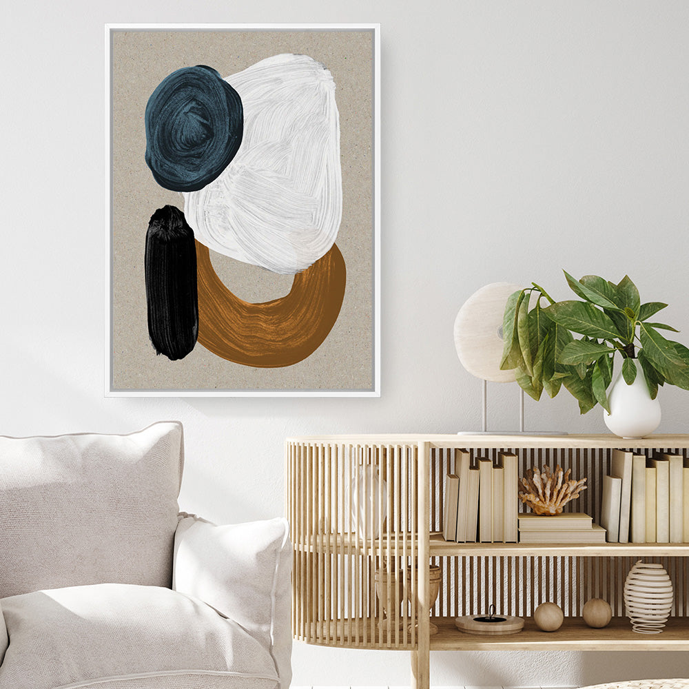 Shop Late In The Afternoon Canvas Print a painted abstract themed framed canvas wall art print from The Print Emporium artwork collection - Buy Australian made fine art painting style stretched canvas prints for the home and your interior decor space, TPE-DH-062-CA-35X46-NF