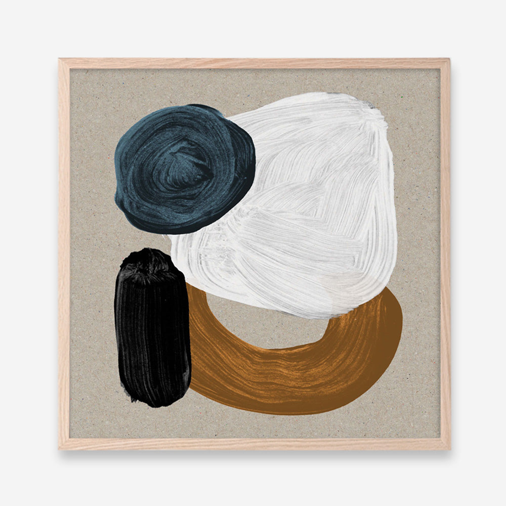 Shop Late In The Afternoon (Square) Art Print a painted abstract themed wall art print from The Print Emporium wall artwork collection - Buy Australian made fine art painting style poster and framed prints for the home and your interior decor room, TPE-DH-287-AP