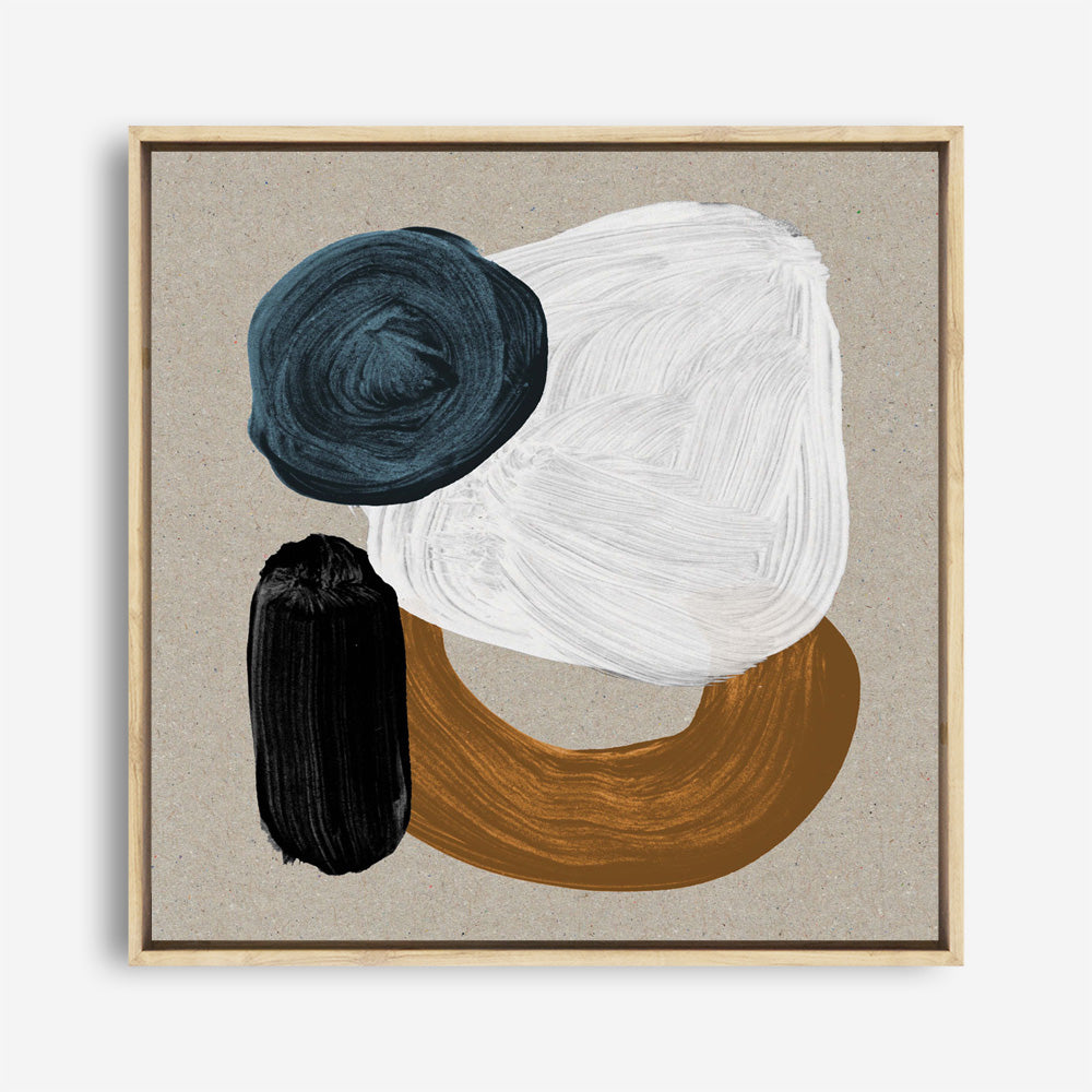 Shop Late In The Afternoon (Square) Canvas Print a painted abstract themed framed canvas wall art print from The Print Emporium artwork collection - Buy Australian made fine art painting style stretched canvas prints for the home and your interior decor space, TPE-DH-287-CA-40X40-NF