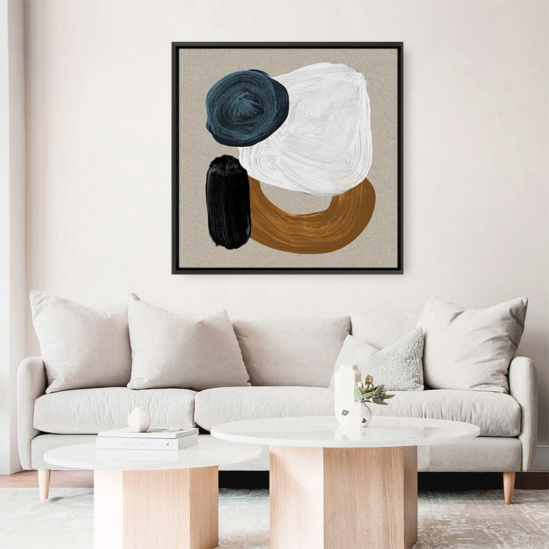 Shop Late In The Afternoon (Square) Canvas Print a painted abstract themed framed canvas wall art print from The Print Emporium artwork collection - Buy Australian made fine art painting style stretched canvas prints for the home and your interior decor space, TPE-DH-287-CA-40X40-NF
