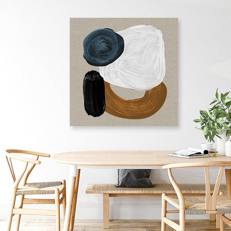 Shop Late In The Afternoon (Square) Canvas Print a painted abstract themed framed canvas wall art print from The Print Emporium artwork collection - Buy Australian made fine art painting style stretched canvas prints for the home and your interior decor space, TPE-DH-287-CA-40X40-NF