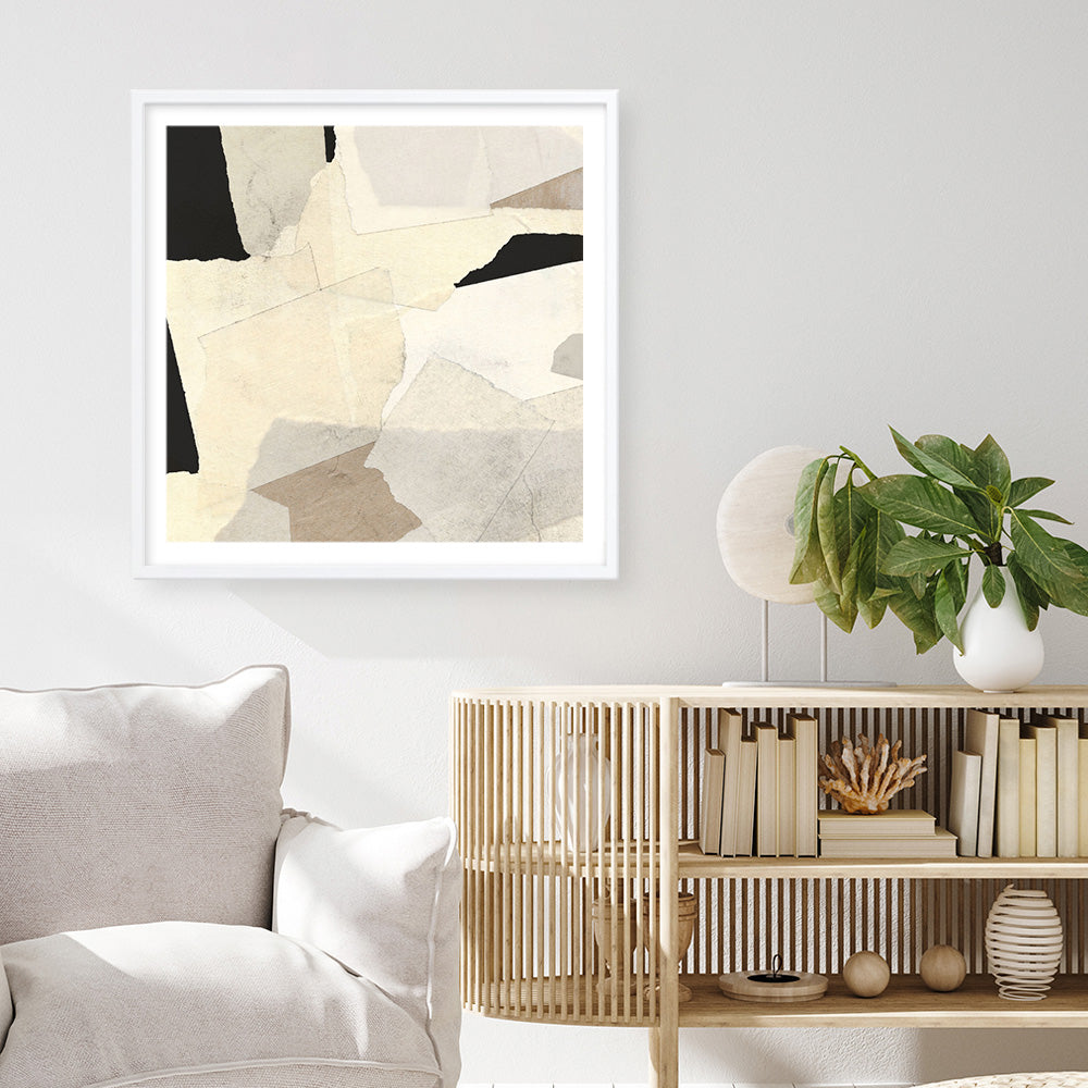 Shop Layered Abstract (Square) Art Print a painted abstract themed wall art print from The Print Emporium wall artwork collection - Buy Australian made fine art painting style poster and framed prints for the home and your interior decor room, TPE-DH-288-AP