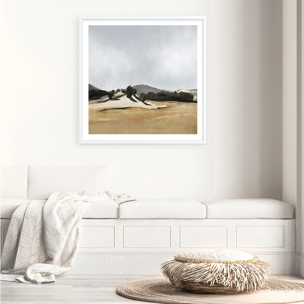 Shop Lazy Afternoon (Square) Art Print a painted abstract themed wall art print from The Print Emporium wall artwork collection - Buy Australian made fine art painting style poster and framed prints for the home and your interior decor room, TPE-DH-211-AP