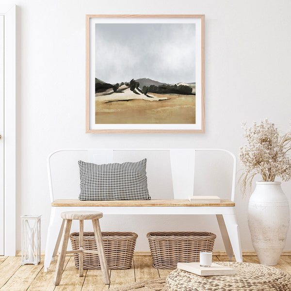 Shop Lazy Afternoon (Square) Art Print a painted abstract themed wall art print from The Print Emporium wall artwork collection - Buy Australian made fine art painting style poster and framed prints for the home and your interior decor room, TPE-DH-211-AP