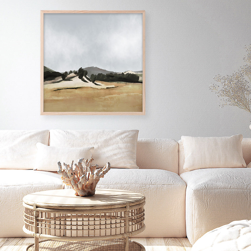 Shop Lazy Afternoon (Square) Art Print a painted abstract themed wall art print from The Print Emporium wall artwork collection - Buy Australian made fine art painting style poster and framed prints for the home and your interior decor room, TPE-DH-211-AP