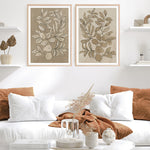 Shop Leaves Sketches I Art Print a painted abstract themed wall art print from The Print Emporium wall artwork collection - Buy Australian made fine art painting style poster and framed prints for the home and your interior decor room, TPE-PC-JN588-AP