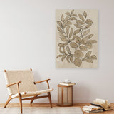 Shop Leaves Sketches I Canvas Print a painted abstract themed framed canvas wall art print from The Print Emporium artwork collection - Buy Australian made fine art painting style stretched canvas prints for the home and your interior decor space, TPE-PC-JN588-CA-35X46-NF