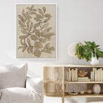 Shop Leaves Sketches I Canvas Print a painted abstract themed framed canvas wall art print from The Print Emporium artwork collection - Buy Australian made fine art painting style stretched canvas prints for the home and your interior decor space, TPE-PC-JN588-CA-35X46-NF