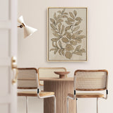 Shop Leaves Sketches I Canvas Print a painted abstract themed framed canvas wall art print from The Print Emporium artwork collection - Buy Australian made fine art painting style stretched canvas prints for the home and your interior decor space, TPE-PC-JN588-CA-35X46-NF