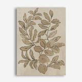 Shop Leaves Sketches I Canvas Print a painted abstract themed framed canvas wall art print from The Print Emporium artwork collection - Buy Australian made fine art painting style stretched canvas prints for the home and your interior decor space, TPE-PC-JN588-CA-35X46-NF