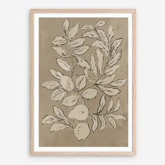 Shop Leaves Sketches II Art Print a painted abstract themed wall art print from The Print Emporium wall artwork collection - Buy Australian made fine art painting style poster and framed prints for the home and your interior decor room, TPE-PC-JN589-AP
