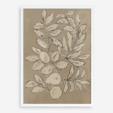 Shop Leaves Sketches II Art Print a painted abstract themed wall art print from The Print Emporium wall artwork collection - Buy Australian made fine art painting style poster and framed prints for the home and your interior decor room, TPE-PC-JN589-AP