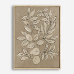 Shop Leaves Sketches II Canvas Print a painted abstract themed framed canvas wall art print from The Print Emporium artwork collection - Buy Australian made fine art painting style stretched canvas prints for the home and your interior decor space, TPE-PC-JN589-CA-35X46-NF