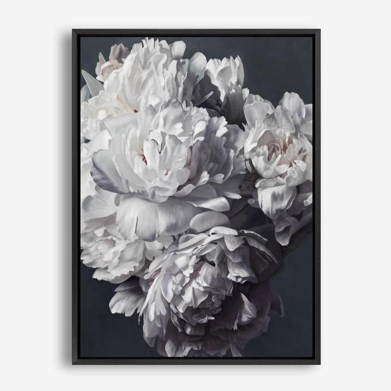 Shop Les Fleurs Canvas Print a floral themed painted framed canvas wall art print from The Print Emporium artwork collection - Buy Australian made fine art painting style stretched canvas prints for the home and your interior decor space, TPE-329-CA-35X46-NF