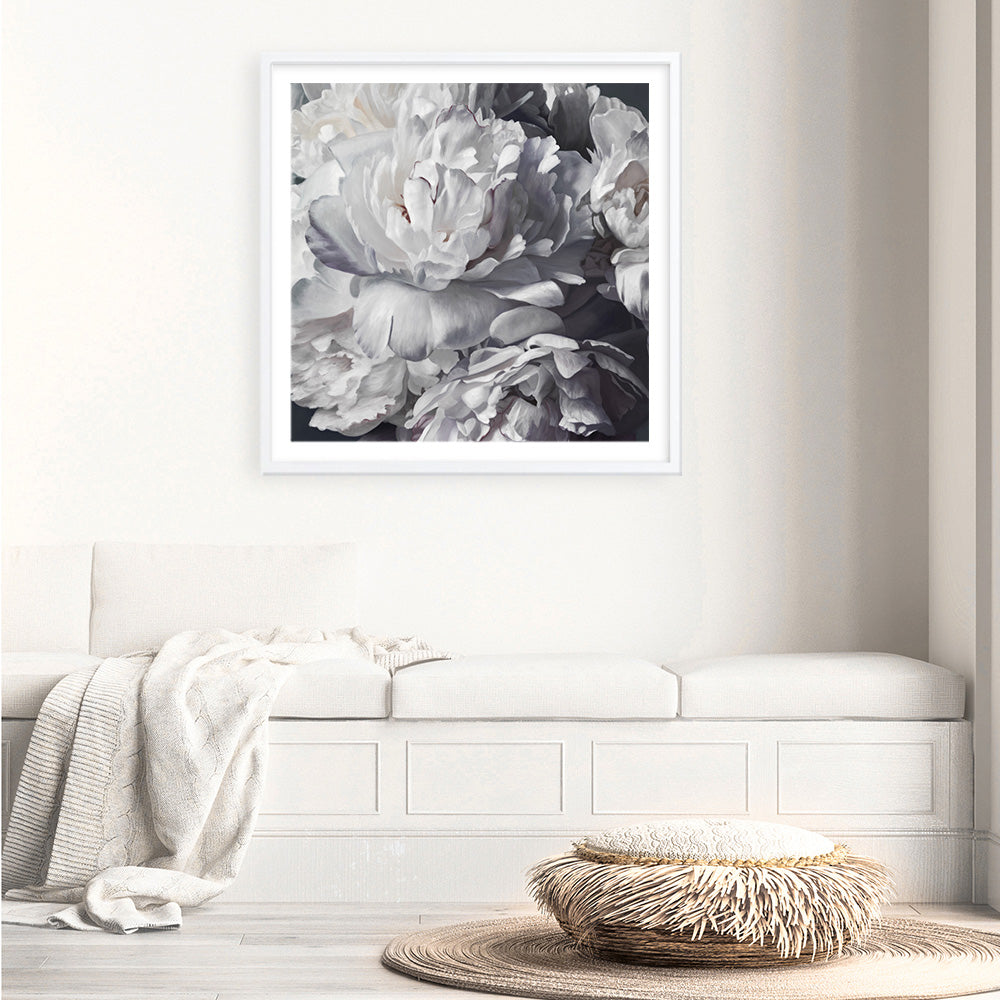 Shop Les Fleurs (Square) Art Print a floral themed painted wall art print from The Print Emporium wall artwork collection - Buy Australian made fine art painting style poster and framed prints for the home and your interior decor room, TPE-369-AP
